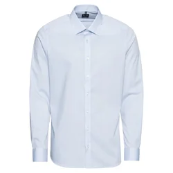 OLYMP Poslovna srajca Level 5 Chambray, modra