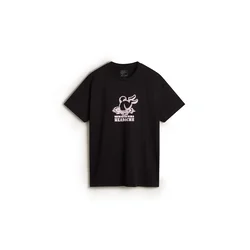 VANS Majica Down The Rabbit Hole pastelno lila/črna