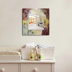 Wallity Ogledalo MA-6, 50x50 cm, Šareno