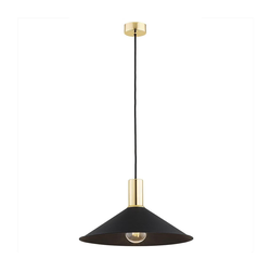 Argon 4912 - Luster na sajli MINORI 1xE27/15W/230V crna/zlatna