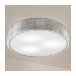 Brilagi - Plafonska lampa PINO 3xE27/15W/230V borovina/srebrna prečnik 47,5 cm