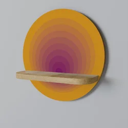 shumee Okrogla polica BLUSH GRADIENT