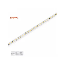 DAWN LED 2835-120-WW Traka, 12V 12W/M 3000K IP20 HL, 5M, 8MM