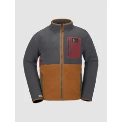 Volcom Fleecer Full jopica s kapuco charcoal