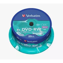 Verbatim DVD-RW prazni Verbatim 43639 4.7 GB 25 kom. okrugla kutija RW
