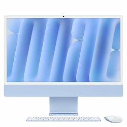 24-inčni iMac M4 sa 4,5K Retina displejom, 10-jezgarnim CPU-om, 10-jezgarnim GPU-om, 16GB objedinjene memorije i 512GB SSD - Blue
