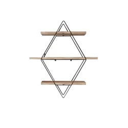 Wallxpert Prizma Raf Buyuk Boy Salon Tipi 2 Zidna polica, 70x16x60 cm