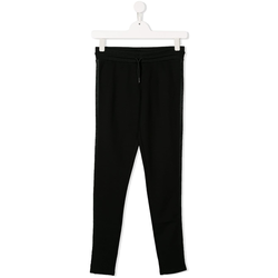 Dkny Kids - drawstring waist trousers - kids - Black