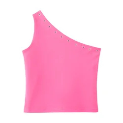 MANGO KIDS Top svetlo roza