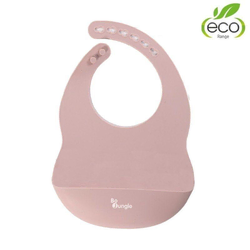 Bo Jungle silikonski slinček Pastel Pink