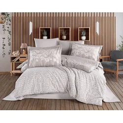 Lessentiel Maison Set poplin posteljine, Sivi