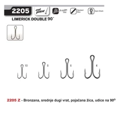 Cannelle Udica za pecanje 2205, 9908Bz Eagle Claw, Veličina 6