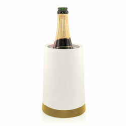 PULLTEX Termo hladilec vino/šampanj 13xh20cm bel z vložkom/pvc