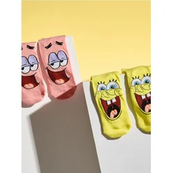 Sinsay - Duge čarape SpongeBob 2 pack - šareno