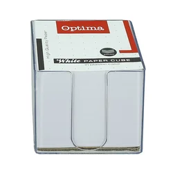 Optima kocka papirna 1/850 bela+stalak ( 22945 )