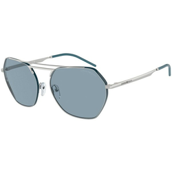 EMPORIO ARMANI Muške naočare za sunce 0EA2148 301580 56, Srebrno-plave