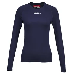 CCM LS Training Tee Navy Senior XS
