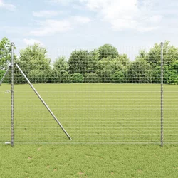 Stup za ogradu 52 pcs Siva 3,2 x 3,2 x 200 cm
