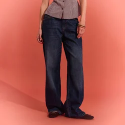 Straight fit farmerke