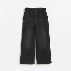 Reserved - Postavljene farmerke wide leg paperbag