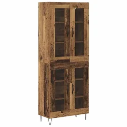 Highboard Staro drvo 69,5 x 34 x 180 cm Konstruirano drvo