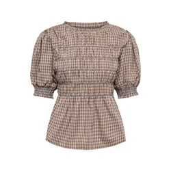 ONLY Bluza ONLJOSY rjava / off-bela