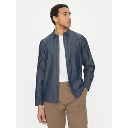 Guess Jeans srajca M5GH13 D5NN0 Mornarsko modra Regular Fit
