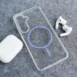 Maska Mag Case Clear Slim za Samsung A16 5G/ A166B ljubicasta
