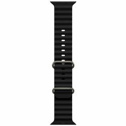 hoco. Silikonski remen za iWatch, 42/44/45/49mm, crna - iWatch WA12 Black
