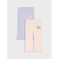 Sinsay - Pamučne flare helanke 2 komada Disney - mid blue