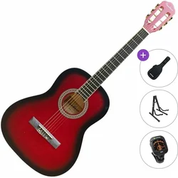 Pasadena SC041 Standard SET Red Burst 3/4 klasična kitara za otroke