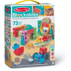 Melissa & Doug Blockables komplet za sestavljanje mesto 73 kosov