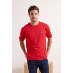Trendyol Muška majica Tmnss26Ts00047, Crvena
