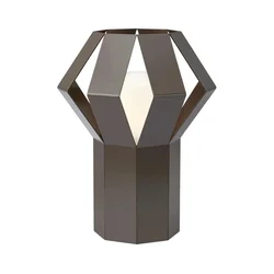 Markslöjd 109148 - Stona lampa OCTA 1xE27/60W/230V braon