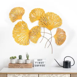 Ginkgo - ACH110-2 Višenamenski Metalni Zidni Dekor