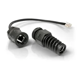 QuWireless QRJ45 networking cable Black 0.16 m