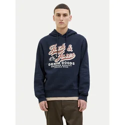 JACK & JONES Majica bež/nočno modra/rdeča
