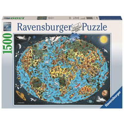 Ravensburger sestavljanka Risana zemlja, 1500 kos