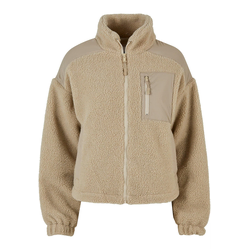 Womens Sherpa Mix Wet Sand Jacket