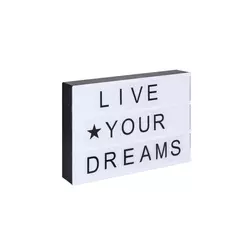 Dekoracija Light box, Live you dreams