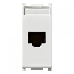 RJ45 CAT6 NETSAFE UTP 110 UTIČNICA BIJELA