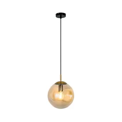 Luster na sajli OSCAR 1xE27/40W/230V dimljeno bež