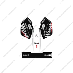 F1 McLaren 2000s - Nalepka za Mammotion robotske kosilnice – Luba Mini Lidar AWD