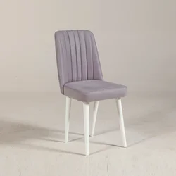 Hanah Home Trpezarijska stolica Vina Sandalye 47x89x46cm Belo-Lavanda