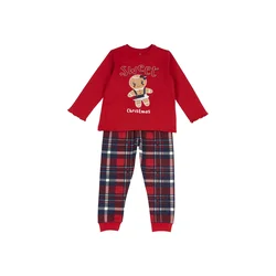 Chicco Pižama nude/temno modra/rdeča/bela