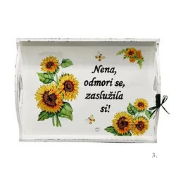 Personalizirani poslužavnici s porukom Odmori se, zaslužila si! – poklon za dušu i tijelo - 3. - 16210