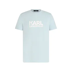 Karl Lagerfeld Majica svetlo modra/bela