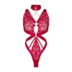 Hunkemöller Bodi Colette temno roza