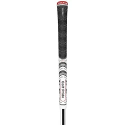 Golf Pride Decade Multicompound Cord Golf Grip Black/White Midsize