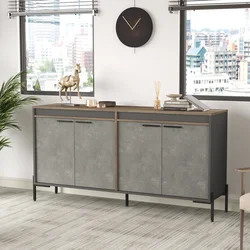 Hanah Home Komoda 184x91,6x44,5cm Šarena